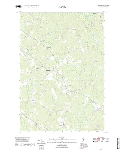 United States Geological Survey Kenduskeag, ME (2021, 24000-Scale) digital map
