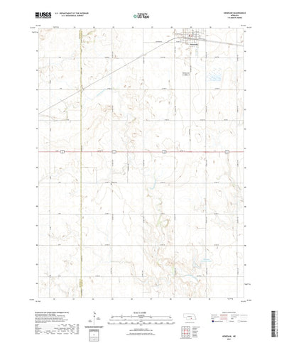 United States Geological Survey Kenesaw, NE (2021, 24000-Scale) digital map