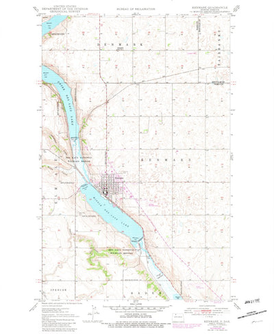 United States Geological Survey Kenmare, ND (1948, 24000-Scale) digital map