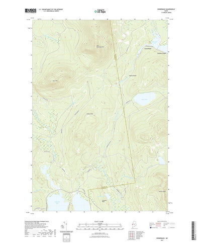 United States Geological Survey Kennebago, ME (2021, 24000-Scale) digital map