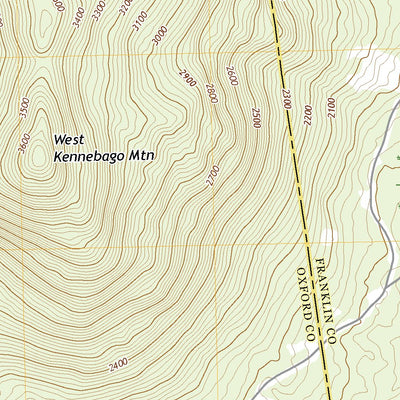 United States Geological Survey Kennebago, ME (2021, 24000-Scale) digital map