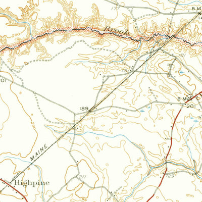 United States Geological Survey Kennebunk, ME (1944, 62500-Scale) digital map