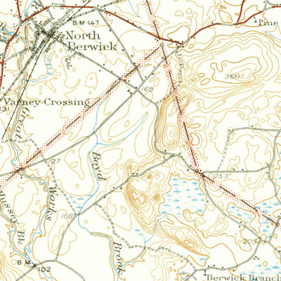 United States Geological Survey Kennebunk, ME (1944, 62500-Scale) digital map