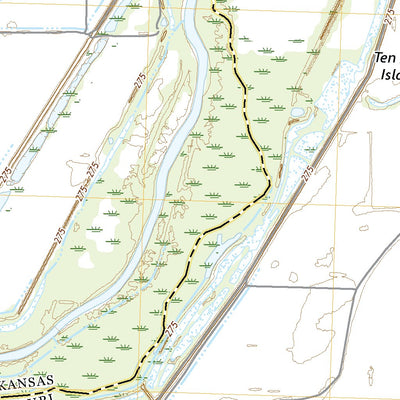 United States Geological Survey Kennett North, MO (2021, 24000-Scale) digital map
