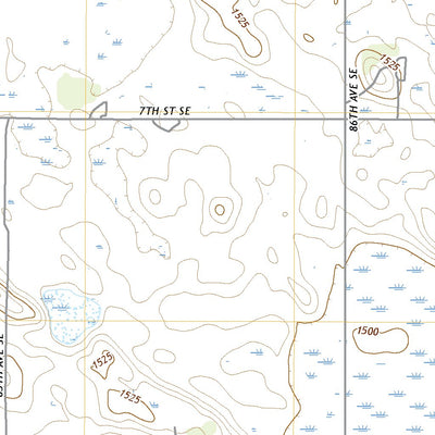 United States Geological Survey Kensal, ND (2020, 24000-Scale) digital map