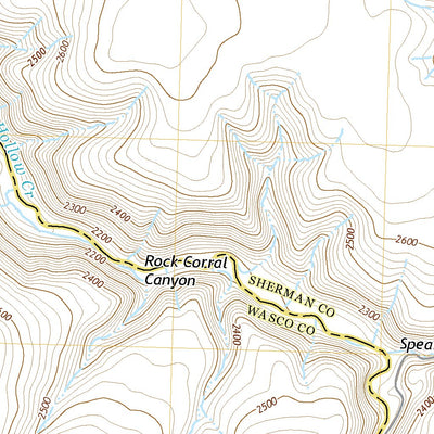 United States Geological Survey Kent, OR (2020, 24000-Scale) digital map