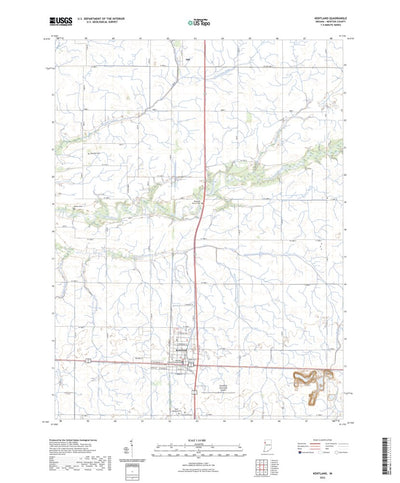 United States Geological Survey Kentland, IN (2022, 24000-Scale) digital map