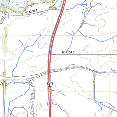 United States Geological Survey Kentland, IN (2022, 24000-Scale) digital map