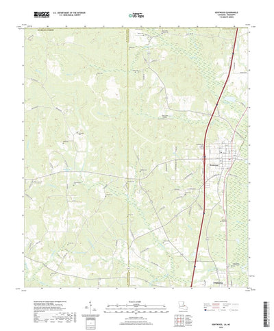 United States Geological Survey Kentwood, LA (2020, 24000-Scale) digital map