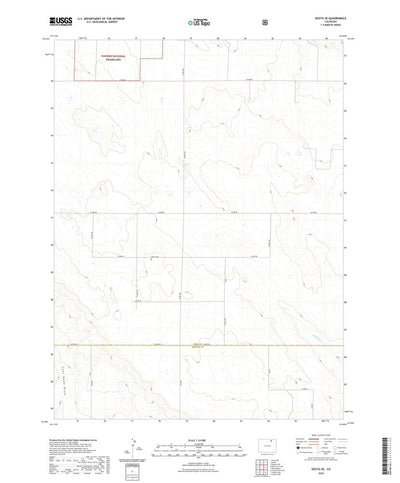 United States Geological Survey Keota SE, CO (2022, 24000-Scale) digital map