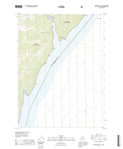United States Geological Survey Ketchikan A-1 NE, AK (2021, 25000-Scale) digital map