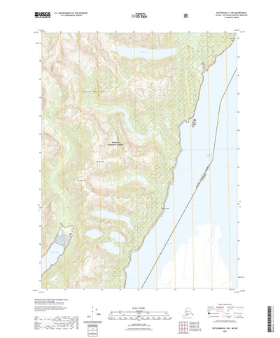 United States Geological Survey Ketchikan A-1 SW, AK (2021, 25000-Scale) digital map