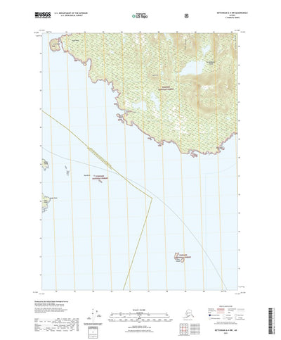 United States Geological Survey Ketchikan A-4 NW, AK (2021, 25000-Scale) digital map