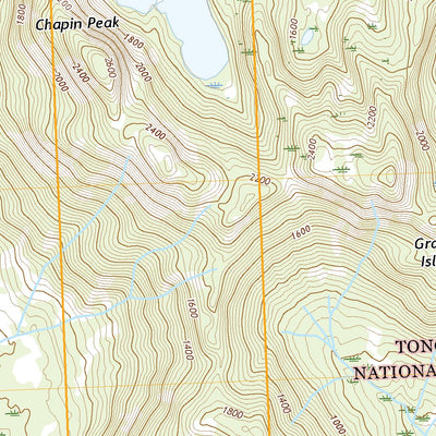 United States Geological Survey Ketchikan A-6 NE, AK (2021, 25000-Scale) digital map