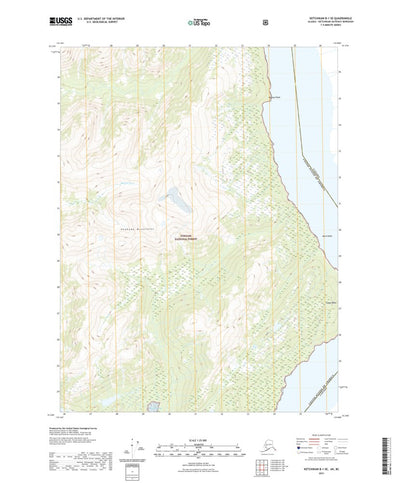 United States Geological Survey Ketchikan B-1 SE, AK (2021, 25000-Scale) digital map