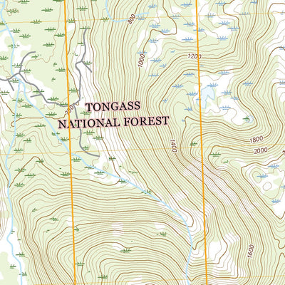 United States Geological Survey Ketchikan B-5 NW, AK (2021, 25000-Scale) digital map