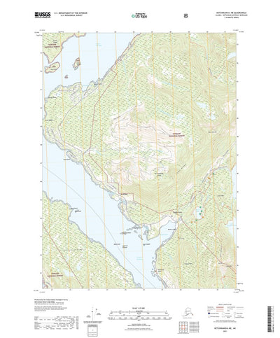 United States Geological Survey Ketchikan B-6 NE, AK (2021, 25000-Scale) digital map