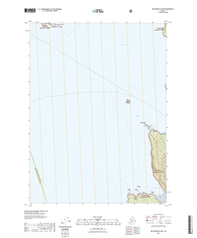 United States Geological Survey Ketchikan B-6 NW, AK (2021, 25000-Scale) digital map