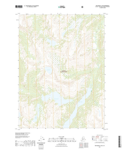 United States Geological Survey Ketchikan C-2 SW, AK (2021, 25000-Scale) digital map