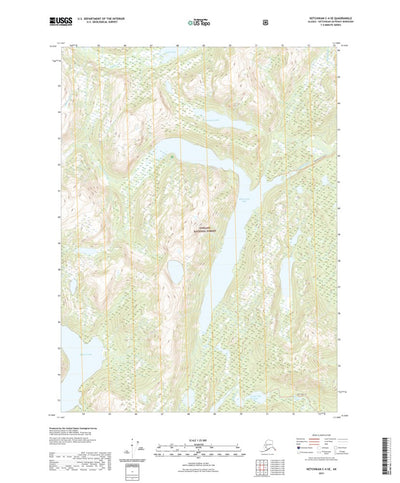 United States Geological Survey Ketchikan C-4 SE, AK (2021, 25000-Scale) digital map