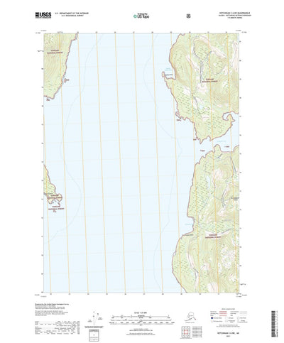 United States Geological Survey Ketchikan C-6 NE, AK (2021, 25000-Scale) digital map
