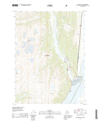 United States Geological Survey Ketchikan D-1 NE, AK (2021, 25000-Scale) digital map