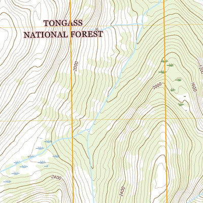 United States Geological Survey Ketchikan D-1 NE, AK (2021, 25000-Scale) digital map