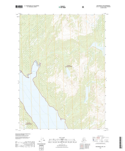 United States Geological Survey Ketchikan D-4 NE, AK (2021, 25000-Scale) digital map