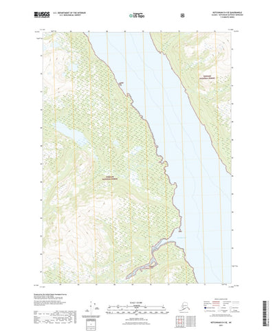 United States Geological Survey Ketchikan D-4 SE, AK (2021, 25000-Scale) digital map