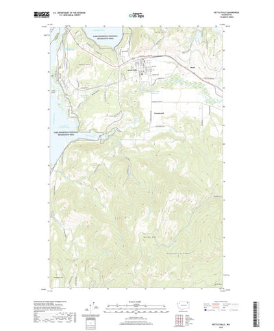 United States Geological Survey Kettle Falls, WA (2020, 24000-Scale) digital map