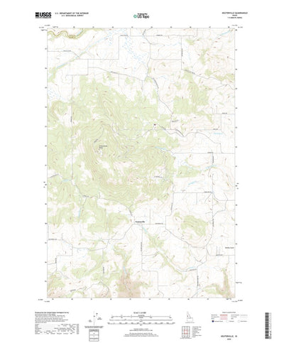 United States Geological Survey Keuterville, ID (2020, 24000-Scale) digital map