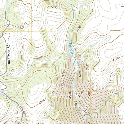 United States Geological Survey Keuterville, ID (2020, 24000-Scale) digital map