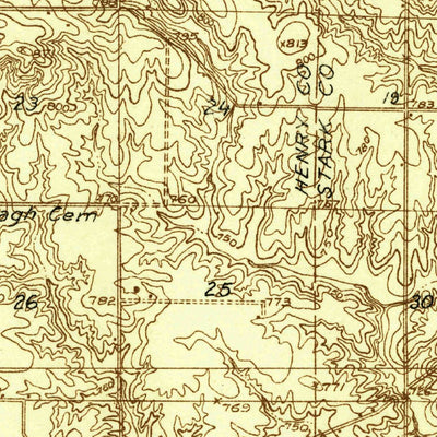 United States Geological Survey Kewanee, IL (1930, 48000-Scale) digital map
