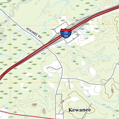 United States Geological Survey Kewanee, MS (2020, 24000-Scale) digital map