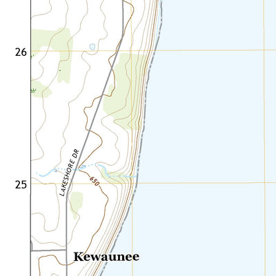 United States Geological Survey Kewaunee OE E, WI (2022, 24000-Scale) digital map