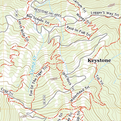 United States Geological Survey Keystone, CO (2022, 24000-Scale) digital map