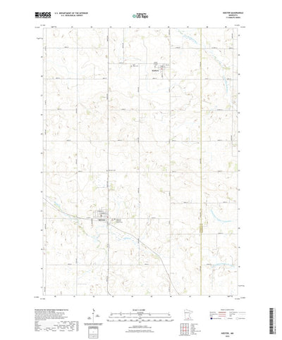 United States Geological Survey Kiester, MN (2022, 24000-Scale) digital map
