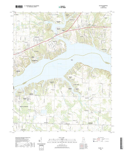 United States Geological Survey Killen, AL (2020, 24000-Scale) digital map
