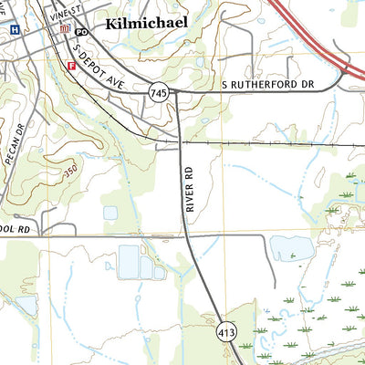 United States Geological Survey Kilmichael, MS (2020, 24000-Scale) digital map