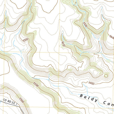 United States Geological Survey Kim South, CO (2022, 24000-Scale) digital map