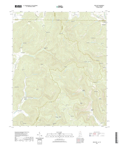 United States Geological Survey King Cove, AL (2020, 24000-Scale) digital map