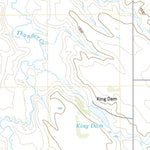 United States Geological Survey King Dam, SD (2021, 24000-Scale) digital map