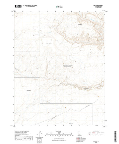 United States Geological Survey King Mesa, UT (2020, 24000-Scale) digital map