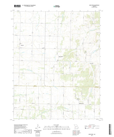 United States Geological Survey Kings Point, MO (2021, 24000-Scale) digital map