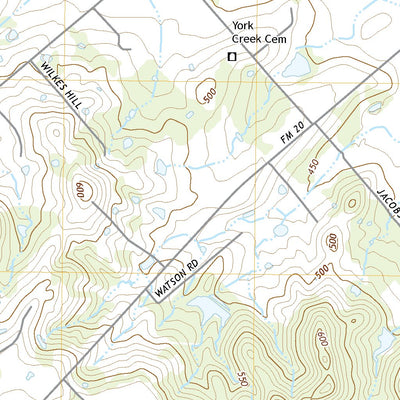 United States Geological Survey Kingsbury, TX (2022, 24000-Scale) digital map