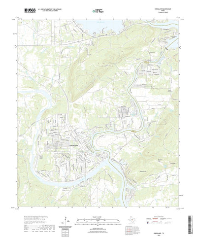 United States Geological Survey Kingsland, TX (2022, 24000-Scale) digital map
