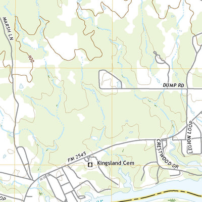 United States Geological Survey Kingsland, TX (2022, 24000-Scale) digital map