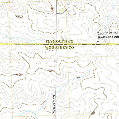 United States Geological Survey Kingsley, IA (2022, 24000-Scale) digital map