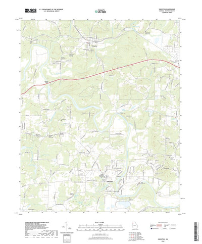 United States Geological Survey Kingston, GA (2020, 24000-Scale) digital map