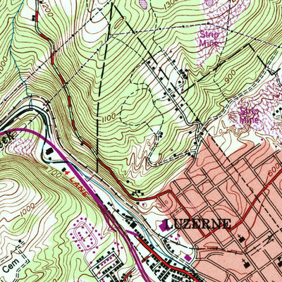 United States Geological Survey Kingston, PA (1946, 24000-Scale) digital map